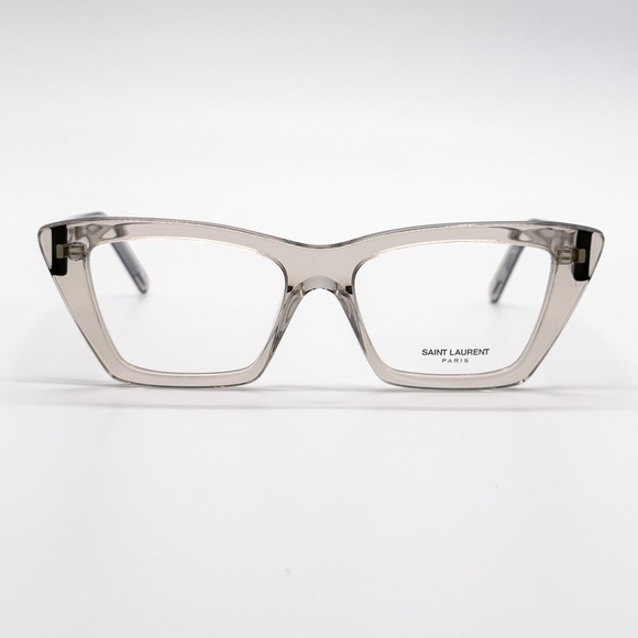 NEW SAINT LAURENT SL 276 MICA OPT 005 GREY CLEAR SL276 005 WOMEN EYEGLASSES - Picture 3 of 11
